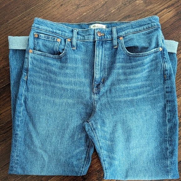 Madewell High-Rise Slim Boy Jean - Picture 2 of 5